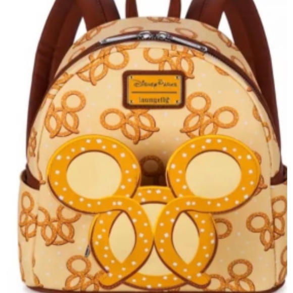 Disney Parks Loungefly Mickey Mouse Pretzel Mini Backpack main image 4